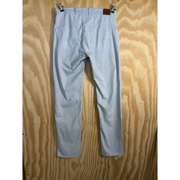 Peter Millar Stretch Cotton Chinos Light Blue Casual Pants Mens Size 36 - Picture 11 of 16